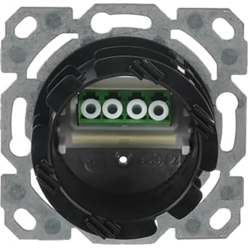ABB Busch-Jaeger Optisch aansluitbusinzetstuk LC-Quad 4-voudig zilver