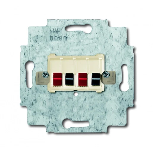 ABB Busch-Jaeger Balance, SI, Future, Solo, Axcent onderdeel/ centraalplaat wit Basiselement 4 connectoren Zonder label wit 2CKA000230A0402