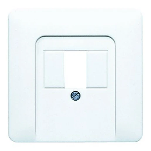 Jung CD range centraalplaat cd500 TAE 1 connector Zonder label wit 569T