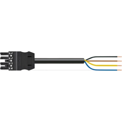 Wago Serie 771 Patchkabel gebouwinstallatie 4p Contrastekker (female) Vrij kabeluiteinde 8000mm