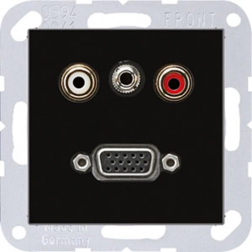Jung A range afdekking a500 audio/jack/vga MAA1072SW