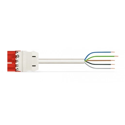 Wago Serie 771 Patchkabel gebouwinstallatie 5p Stekker Vrij kabeluiteinde 1000mm