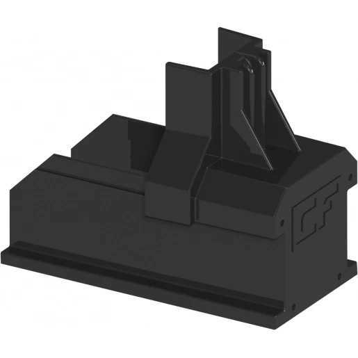 Clickfit Evo Eindkap montagerail zwart