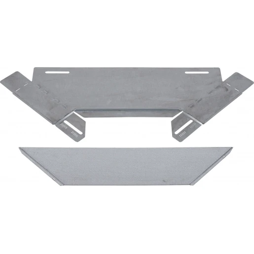 Stago KG281 kabelgoot T-stuk verticaal vallend dwars 330x60mm sdz wit RAL 9010 CSU36243372