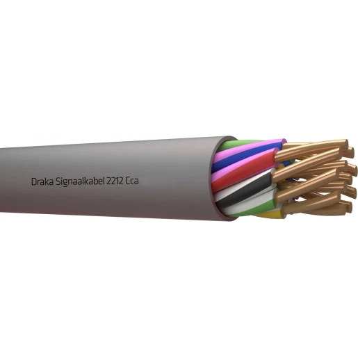 Draka 2200 Cca signaalkabel Grijs 12x0,8mm