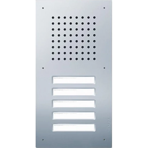 Siedle Classic F CL A 05 B-0 functie-eenheid audio deurstation 5 beltoetsen RVS IP54 Inbouw (stucwerk) 210007710-00