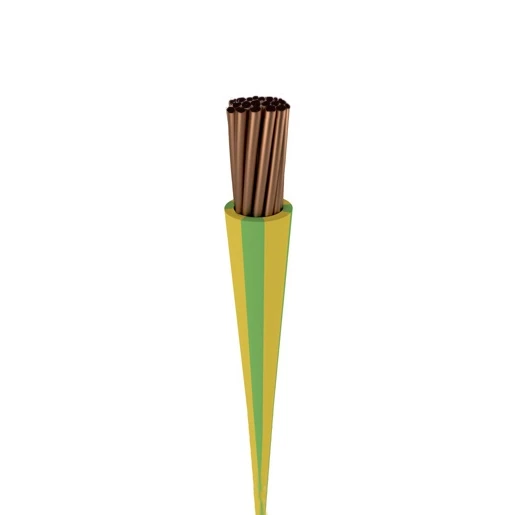TKF ZD H07Z1 B2ca Installatiedraad 25mm² groen/geel per 1M