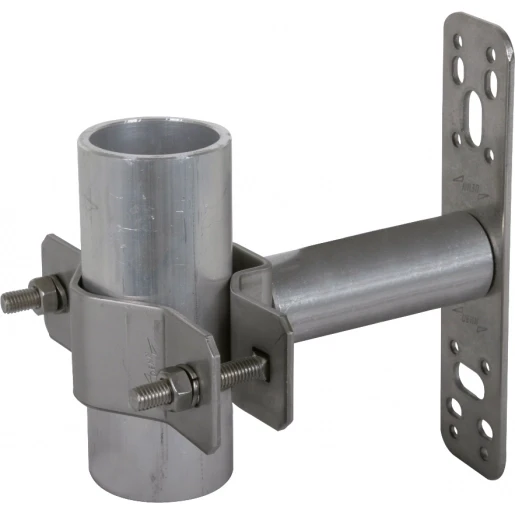 Dehn Wall mounting bracket stst f.vertical mounting w.cleat f.pipes d 40