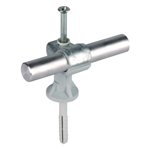Dehn Dehnfix rod holder st/tzn plastic grey f.rd 16mm w.impact dowel d 8m