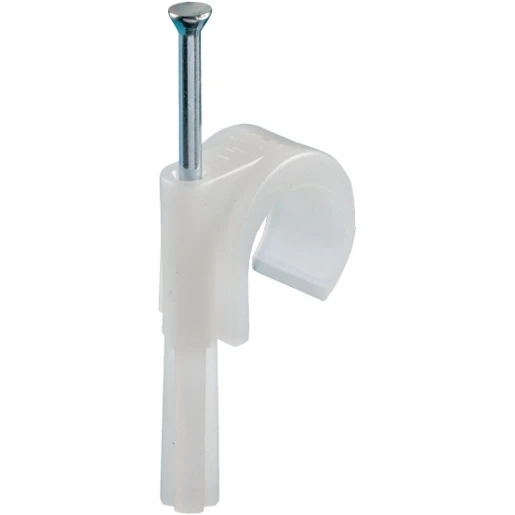 JMV Spijkerbare plugclip halogeenvrij 16/19 mm naturel