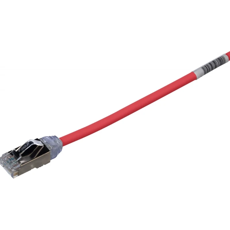 Panduit Afgeschermde patchkabel 28AWG LSZH F / UTP Cat6A (IEC) RJ45 8(8) 20M zwart STP28X20MBL