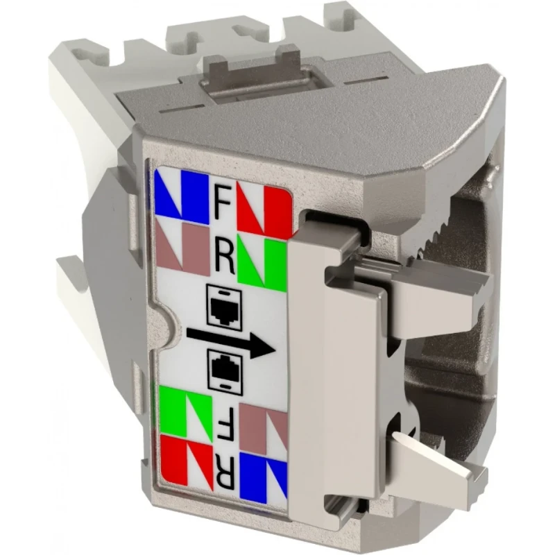 Panduit Cat6 left/right 45 degree tg wirecap sh