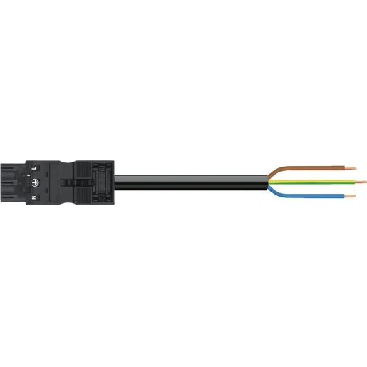 Wago SERIE 771 Patchkabel gebouwinstallatie 3p Stekker Vrij kabeluiteinde 3000mm