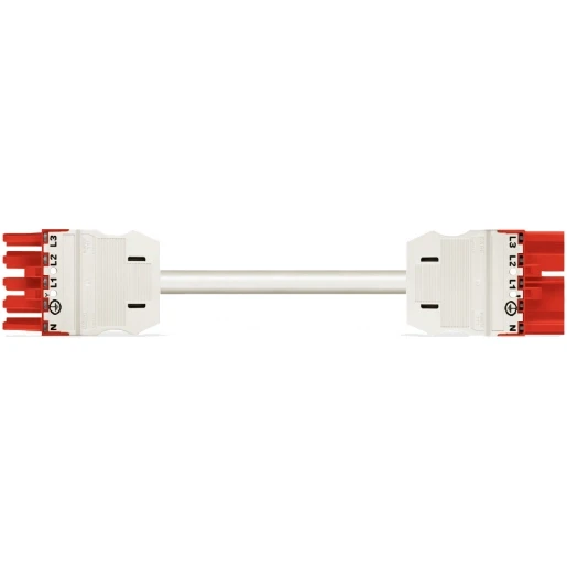 Wago SERIE 771 Patchkabel gebouwinstallatie 5p Contrastekker (female) Stekker 6000mm