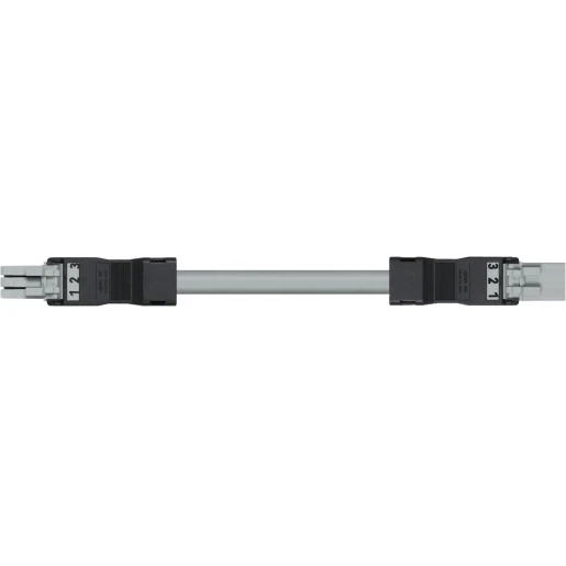Wago SERIE 891 Patchkabel gebouwinstallatie 3p Contrastekker (female) Stekker 4000mm