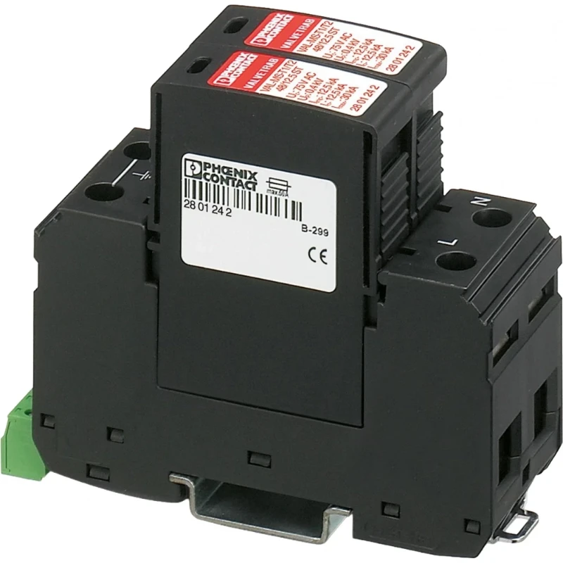 Phoenix Contact Bliksemstroom-/overspanningsbeveiliging Type 1/2 - VAL-MS-T1/T2 48/12.5/1+1V-FM