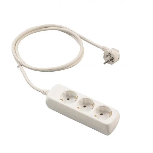 Bizline Tafelcontactdoos 2P+T 3RA 16A IP20 snoer 1.5m BIZ 701011