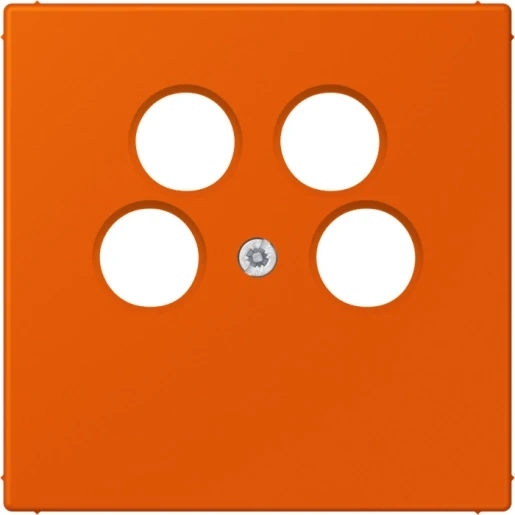 Jung LS range Afdekking TV Ankaro LC4320S Satelliet 4 connectoren Zonder label oranje LC990-4SAT2260