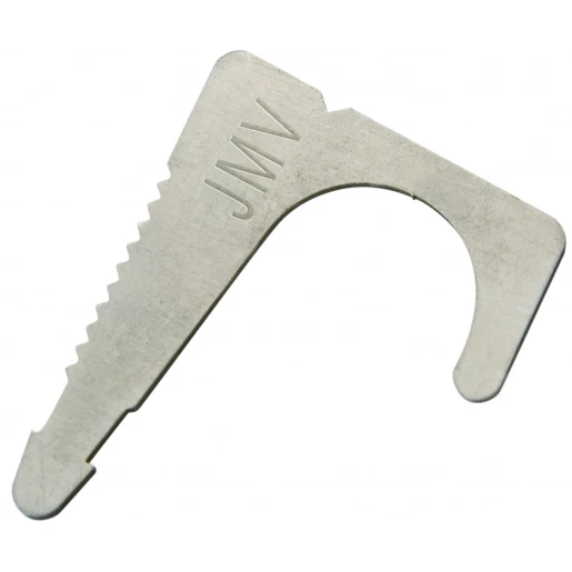 JMV Inslagbeugel 16/20mm blank met kartel