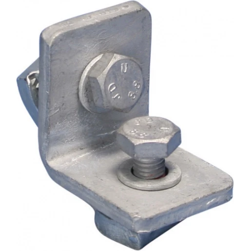 nVent Caddy railverbinder haakse hoek 1-1 Staal Therm.Verz. 50 mmx48 mm M10 Draad