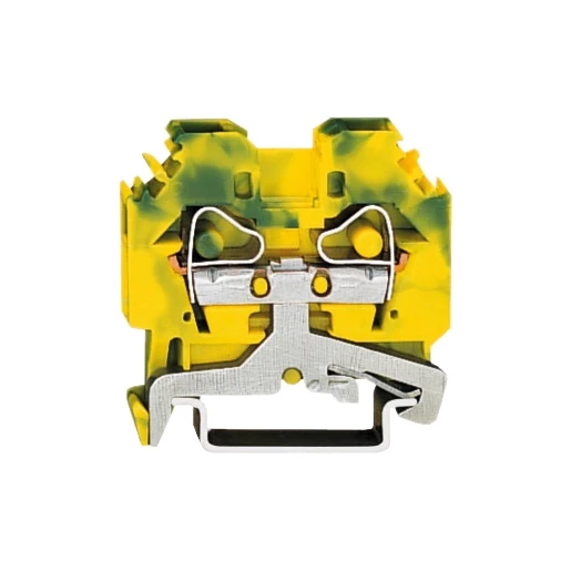 Wago aardrijgklem Groen/geel