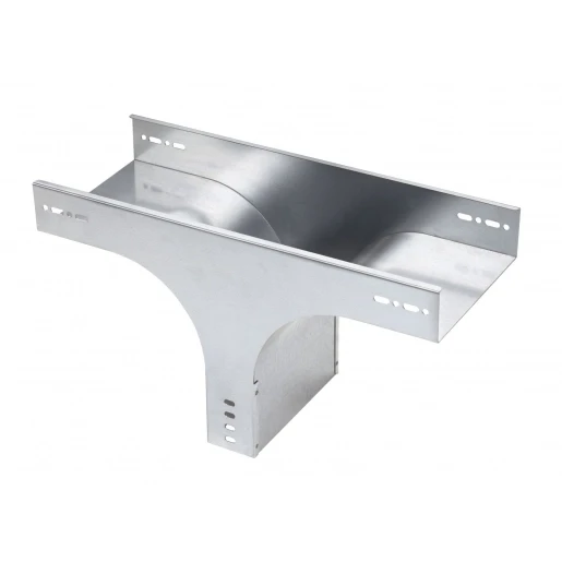 Stago KG281 kabelgoot T-stuk verticaal vallend langs 200x60mm Bandverzinkt (sendzimir verzinkt) en gecoat wit RAL 1013 CSU08703019