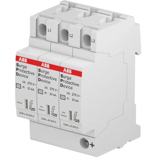 ABB Overspanningsbeveiliging Type 2 3P Cardridge vervangbaar