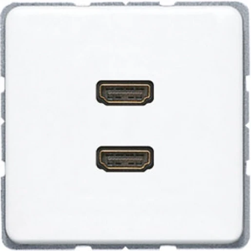 Jung CD range afdekking cd500 alpine wit 2x hdmi MACD1133WW