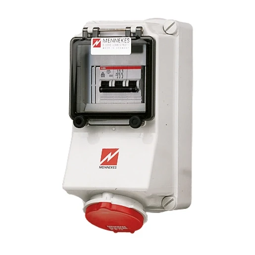 Mennekes WCD 32A 4P 6H 400V IP44 MET AUTOMAAT