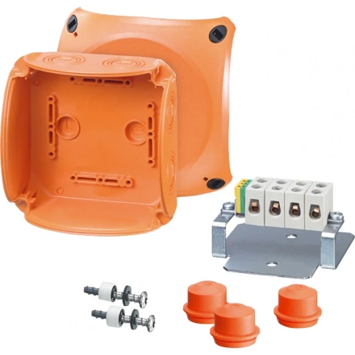 Hensel Kabeldoos functiebehoud IP65 BM3 1,5-6mm² 5 polig Aftak Oranje