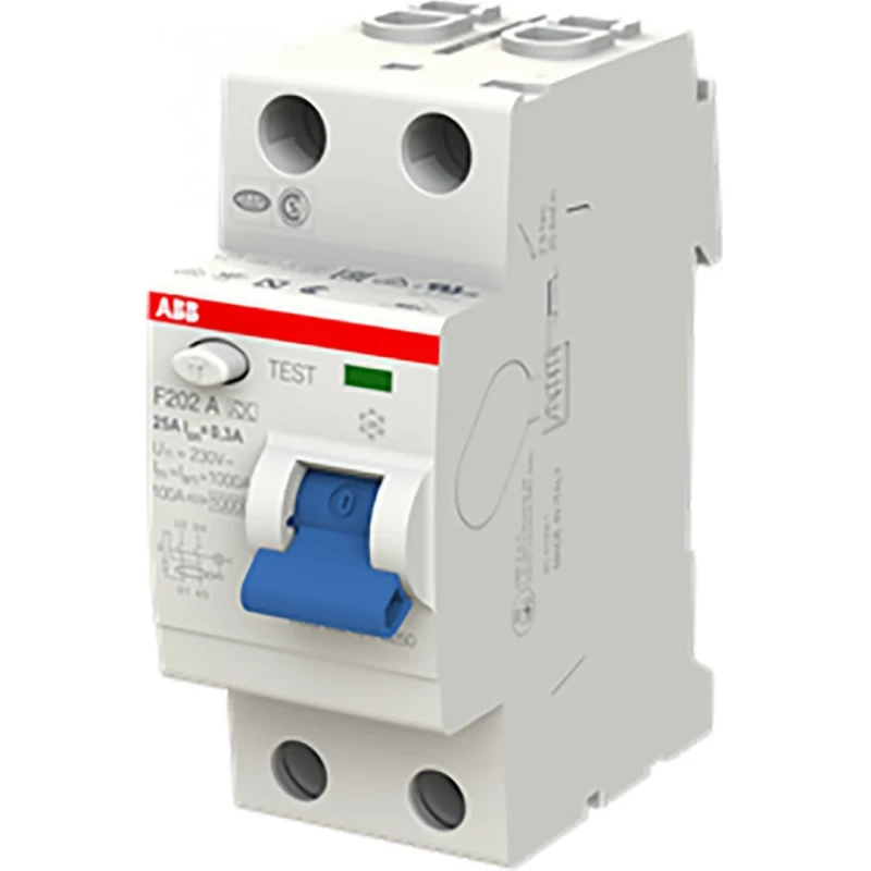 ABB System Pro M Compact Aardlekschakelaar 2p 25A 0.1A type A 2CSF202101R2250