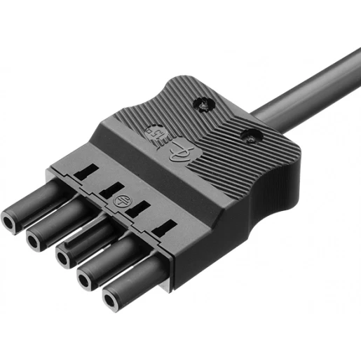 Adels Patchkabel gebouwinstallatie 5p Stekker Vrij kabeluiteinde 1000mm
