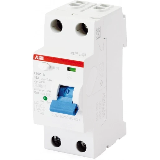 ABB System Pro M Compact Aardlekschakelaar 2p 63A 0.03A type F 2CSF202325R1630