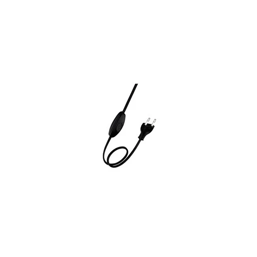 Bailey CORD WITH EUROPEAN PLUG & SWITCH BLACK 120/80CM