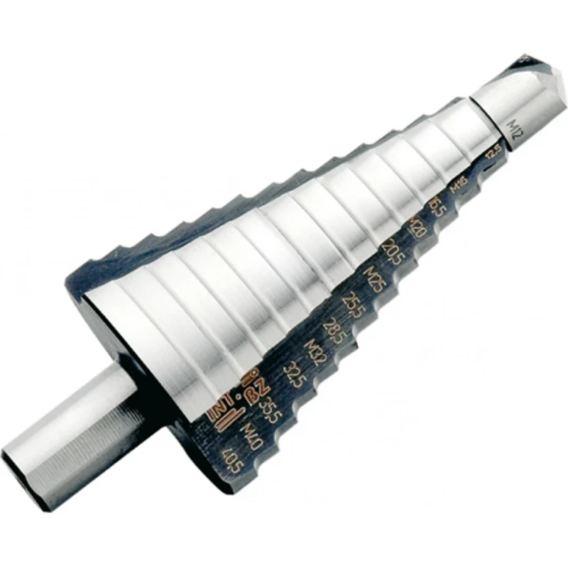 Intercable Stappenboor metrisch M12-M40 mm 12.5-40.5mm 14 etages 74121