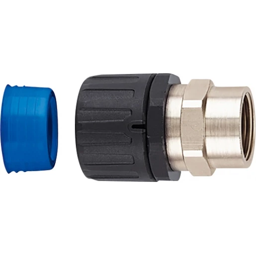 Hellermann Tyton KUNSTSTOF KOPPELING MET DRAAIEND BINNENDRAAD RECHT IP68 Ø13MM M16