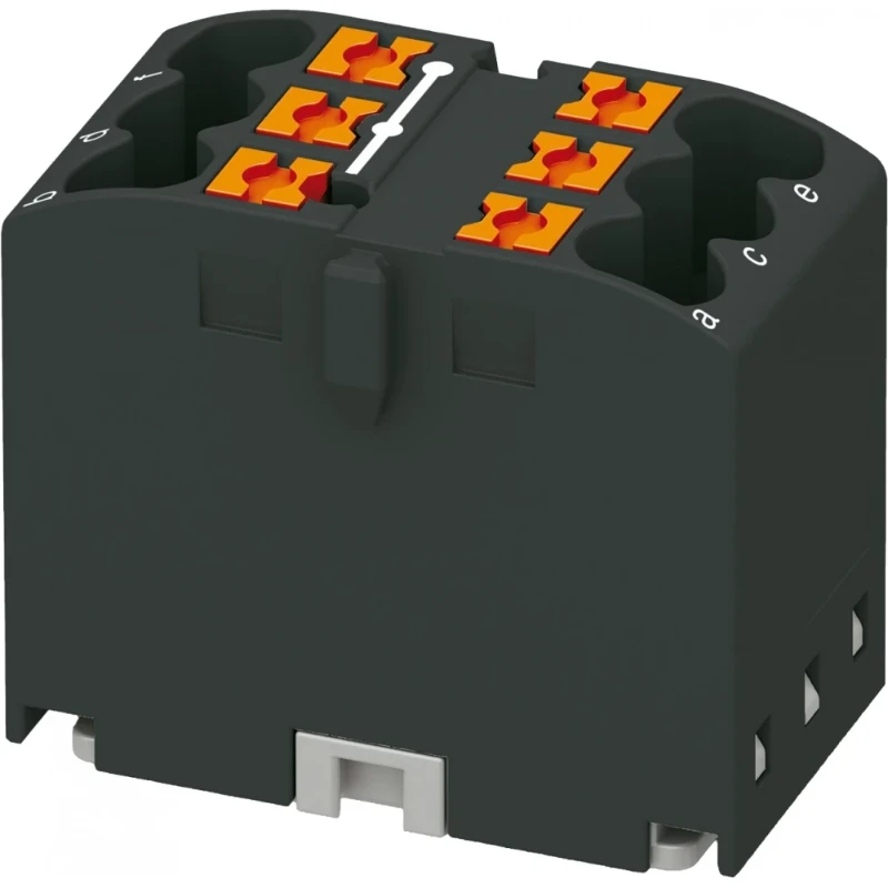 Phoenix Contact PTFIX Verbindingsrijgklem 0,14-4mm² eendr. 0,14-2,5mm² meerdr. Zwart