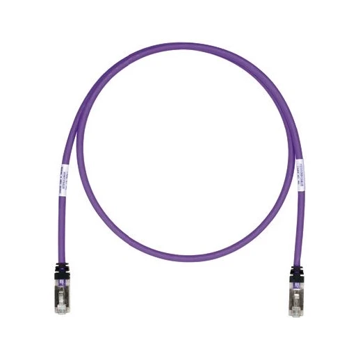 Panduit Koperen patchkabel S / FTP Cat6A (IEC) RJ45 8(8) 2M violet STP6X2MVL
