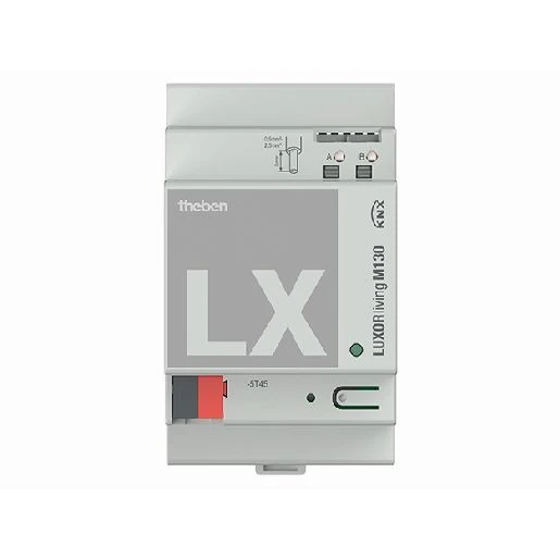 Theben LuxorLiving Combi weersensor toepassing weercentrale wit DIN-rail 4800492