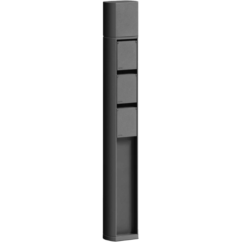 Bega Aansluitzuil 110x75x710mm antraciet 71115