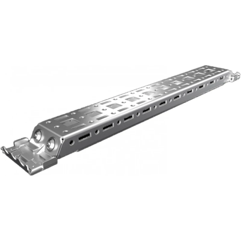 Rittal SZ Rails voor interieuropbouw tbv AX met kastdiepte 350 mm plaatstaal verzinkt met rondom rasterpatronen met adapter voor deurschakelaar 4st
