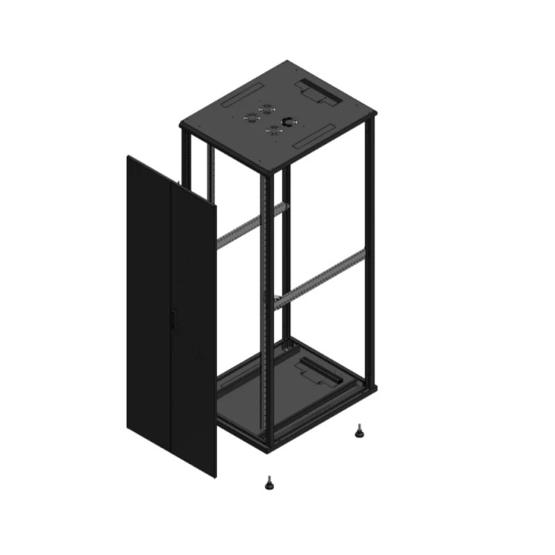 Gigamedia Vloer patchkast AV dubbel TOL SP EX 19" 47HE 800x1000mm Zwart GGM 7047810PTDSPEX