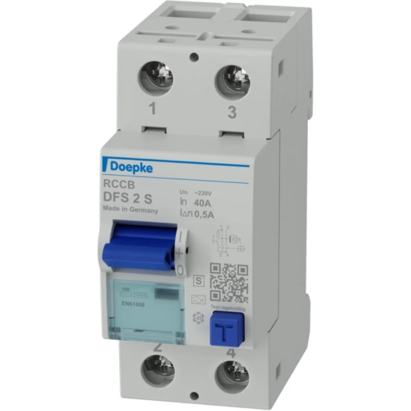 Doepke DFS2 Aardlekschakelaar 2p 40A 0.5A type A 09137605