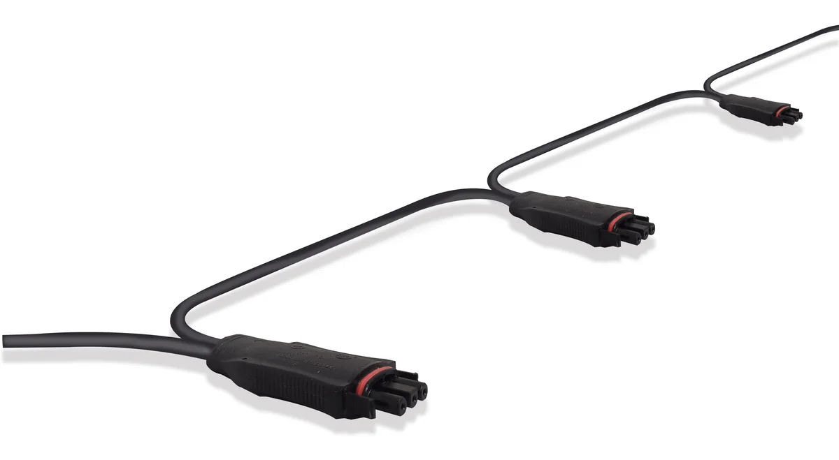 APsystems Accessoire Y3 AC Bus Kabel, 1-Fase, 2.5mm2, 2M, 1 Y-connector voor QS2/DS3 series