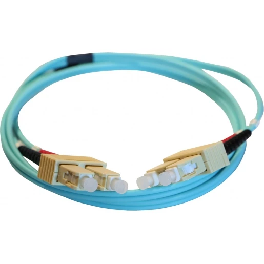 Legrand LCS3 Glasvezel patchkabel SC-duplex OM3 3m Turkoois 032611
