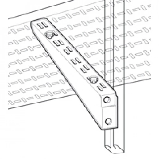 Legrand Swifts strutconsole voor ladder 50 - 150mm 75x74mm RVS LCA150S