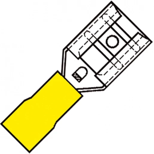 Klemko GEÏSOL.MICRO VLAKST.2,8X0,5 V.0,1-0,5MM2