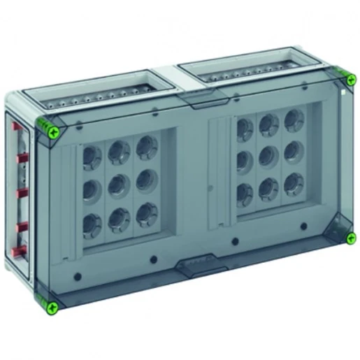 Spelsberg DIAZED Railkast zekeringenbehuizing Schroefzekering 6x630A 320x640x179mm 05043686