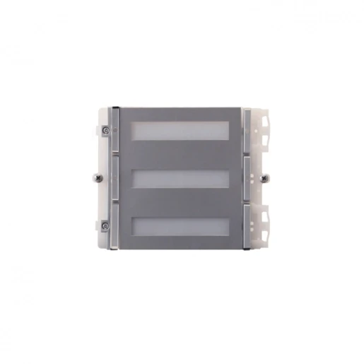 Comelit Ikall Drukker module SB druktoets aluminium/kunststof 4-voudig RVS 33434M