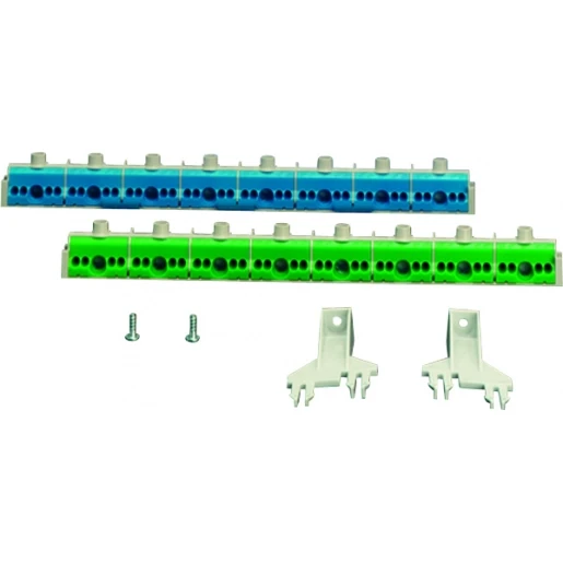 Hensel PE en Nul klem 2x 6x25+24x4mm voor 2x27 TE